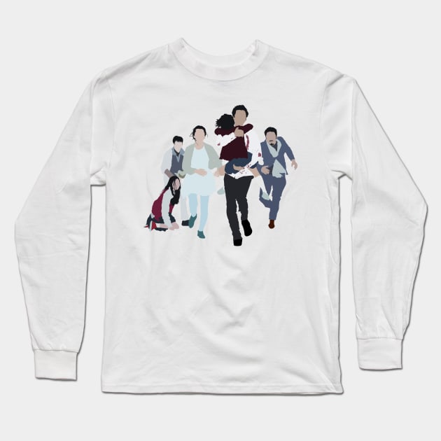 Train to Busan Long Sleeve T-Shirt by FutureSpaceDesigns